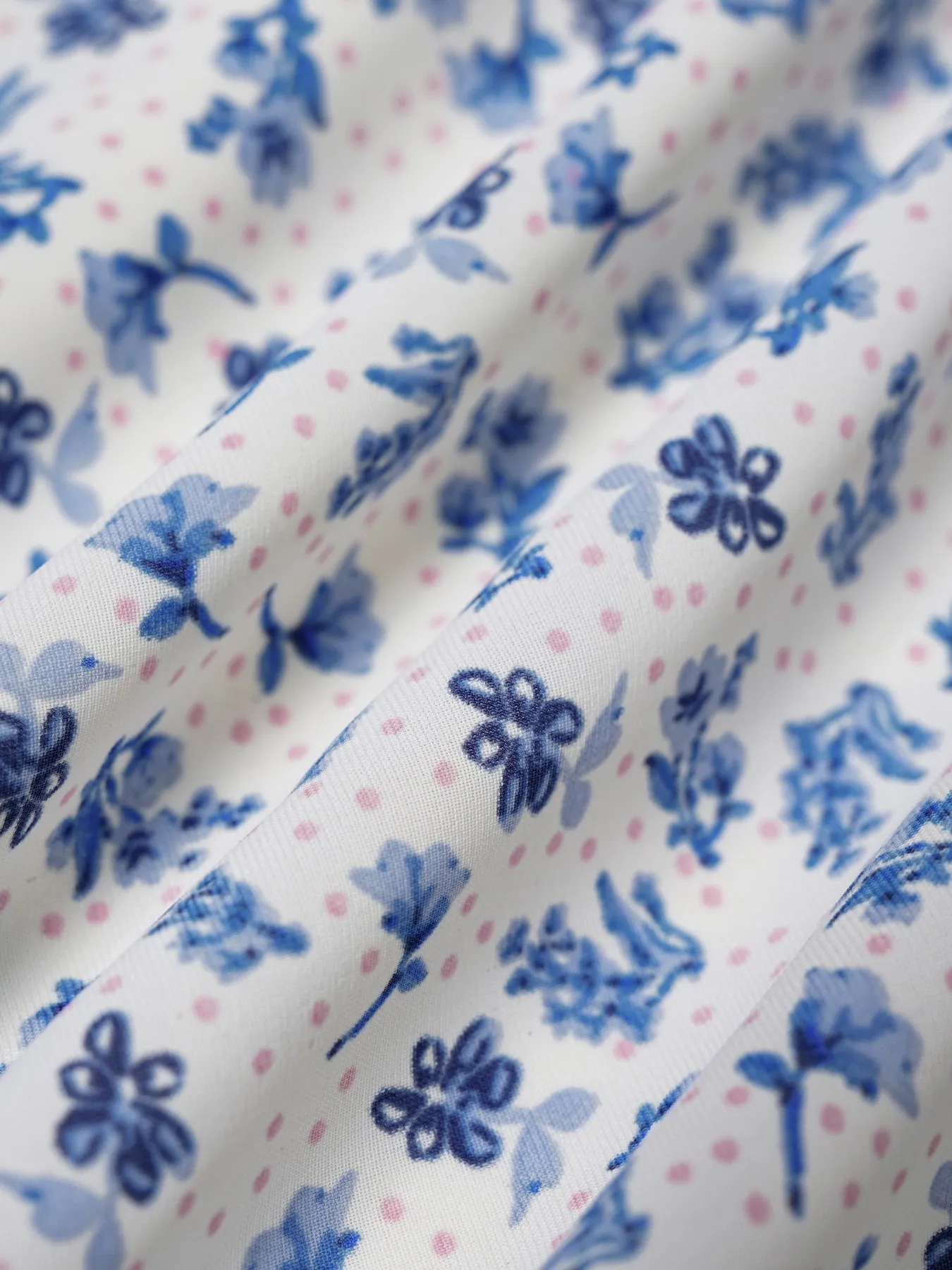 Blue Floral Print Beach Dress sold by BERLOOK product image thumbnail 4