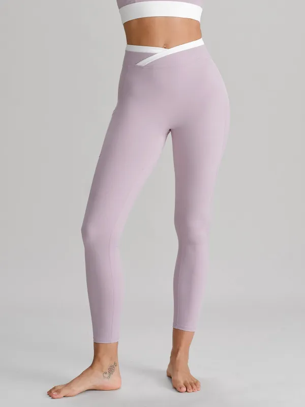 Light Purple High Waisted Leggings 25" made by BERLOOK