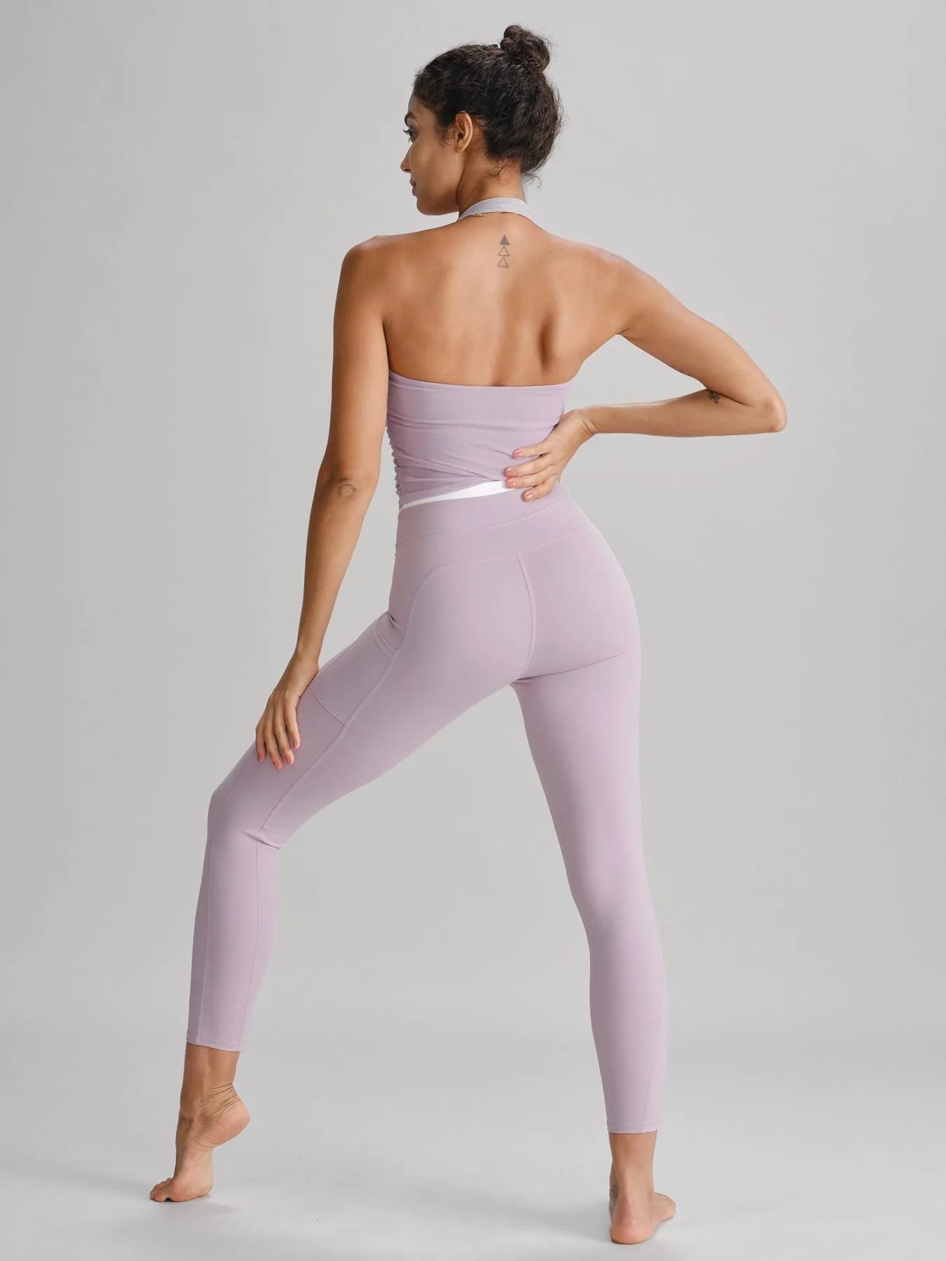Light Purple High Waisted Leggings 25" sold by BERLOOK product image thumbnail 2