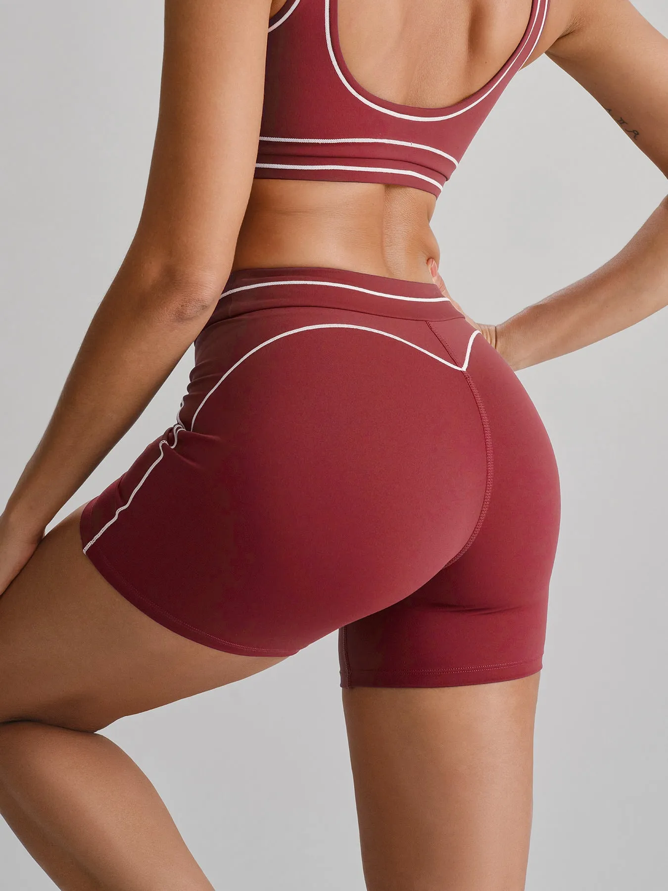 Red Line Workout Shorts sold by BERLOOK product image thumbnail 2