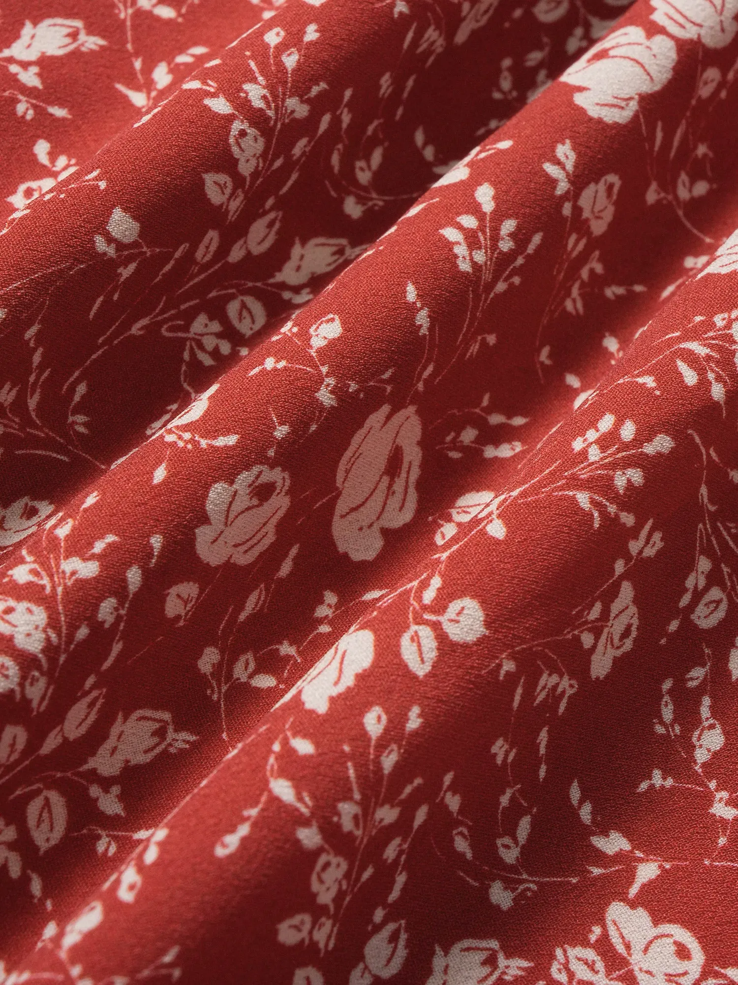 Red Floral Print Cutout Beach Dress sold by BERLOOK product image thumbnail 3