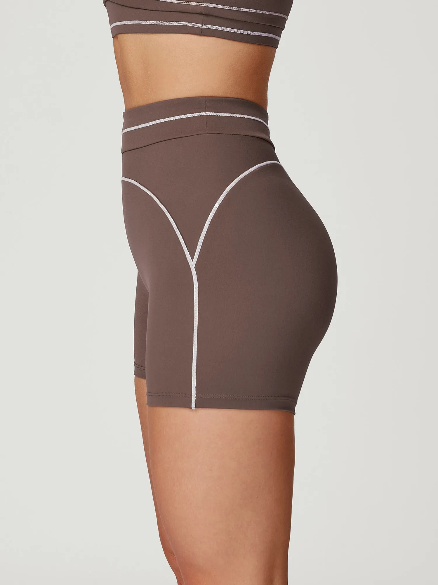 Coffee Line Workout Shorts sold by BERLOOK product image thumbnail 3