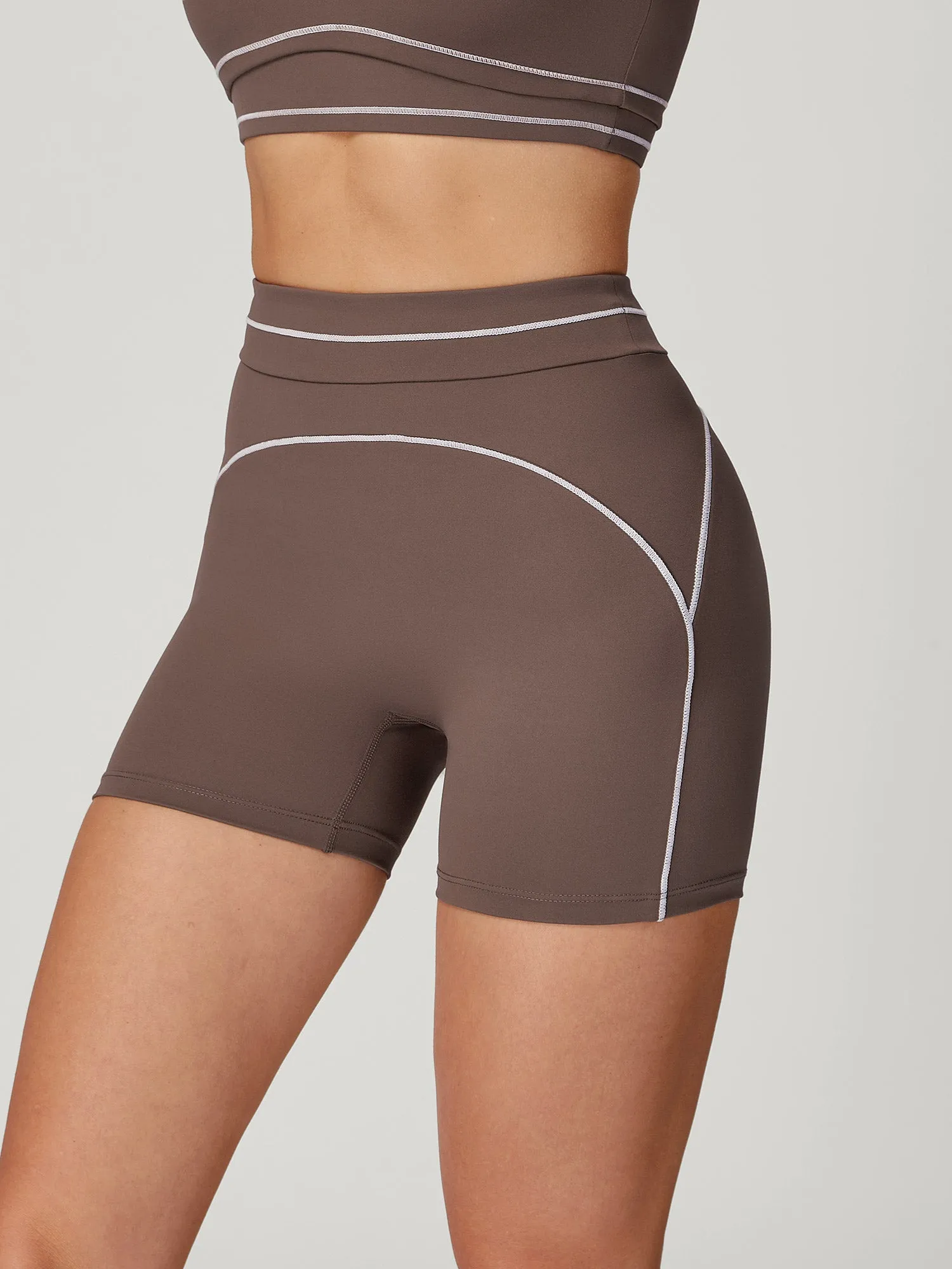 Coffee Line Workout Shorts sold by BERLOOK