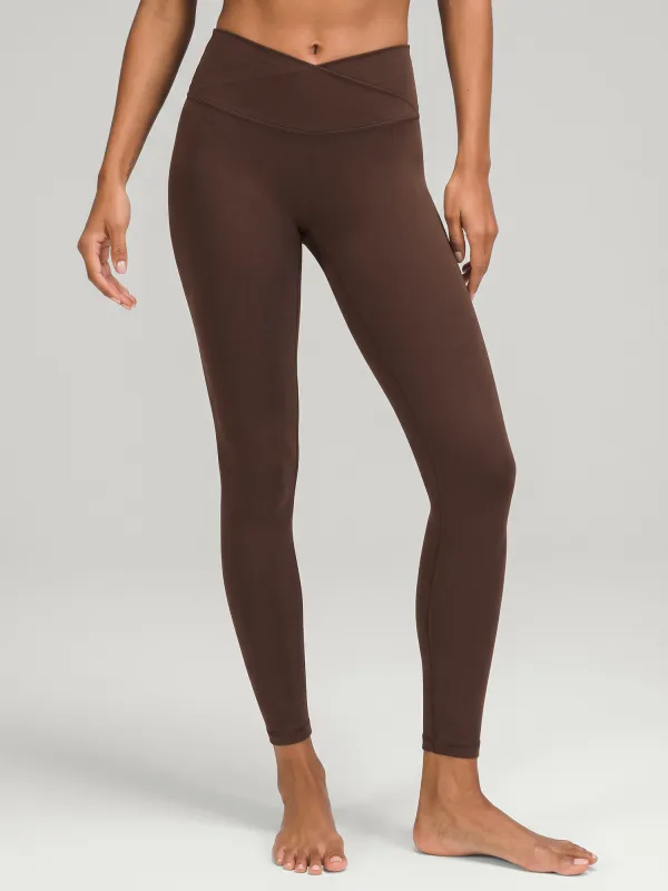 Coffee V‑Waist High Waisted Leggings 26" made by BERLOOK