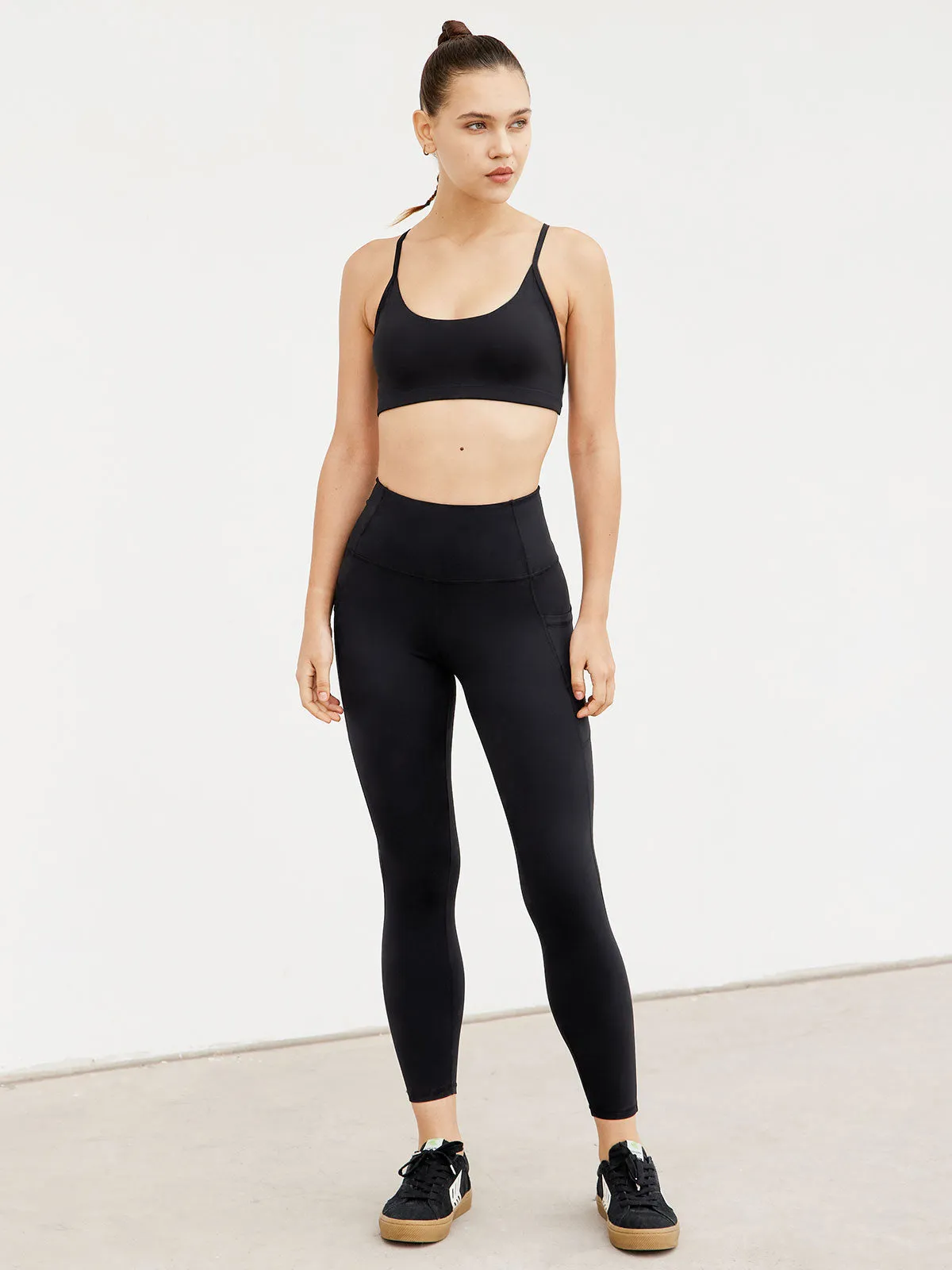 Black Backless Sports Bra sold by BERLOOK product image thumbnail 3