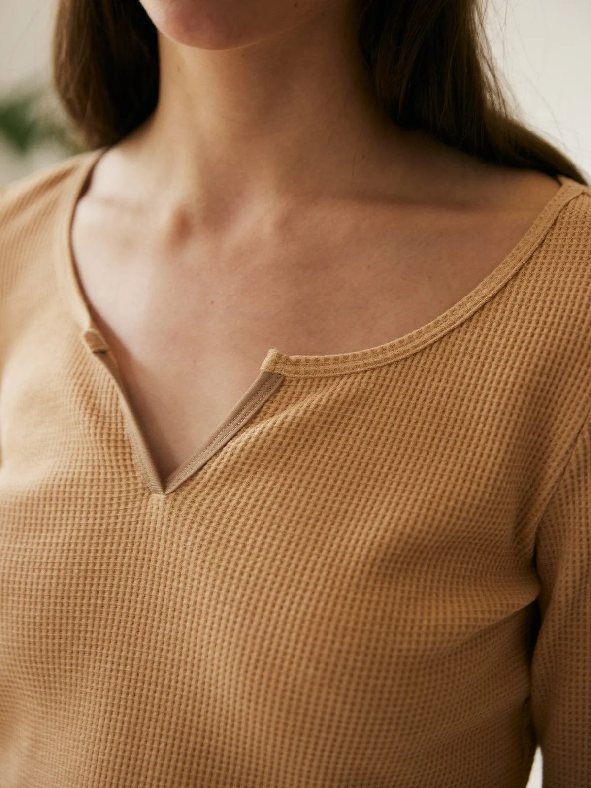 Textured Long Sleeve Tee sold by BERLOOK product image thumbnail 3