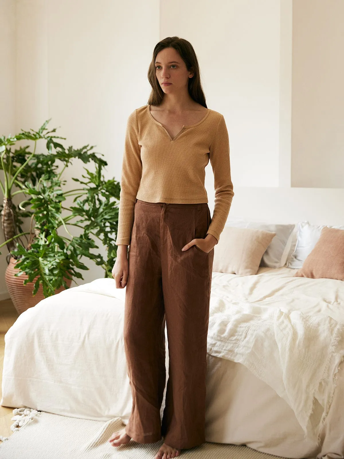 Textured Long Sleeve Tee sold by BERLOOK product image thumbnail 2