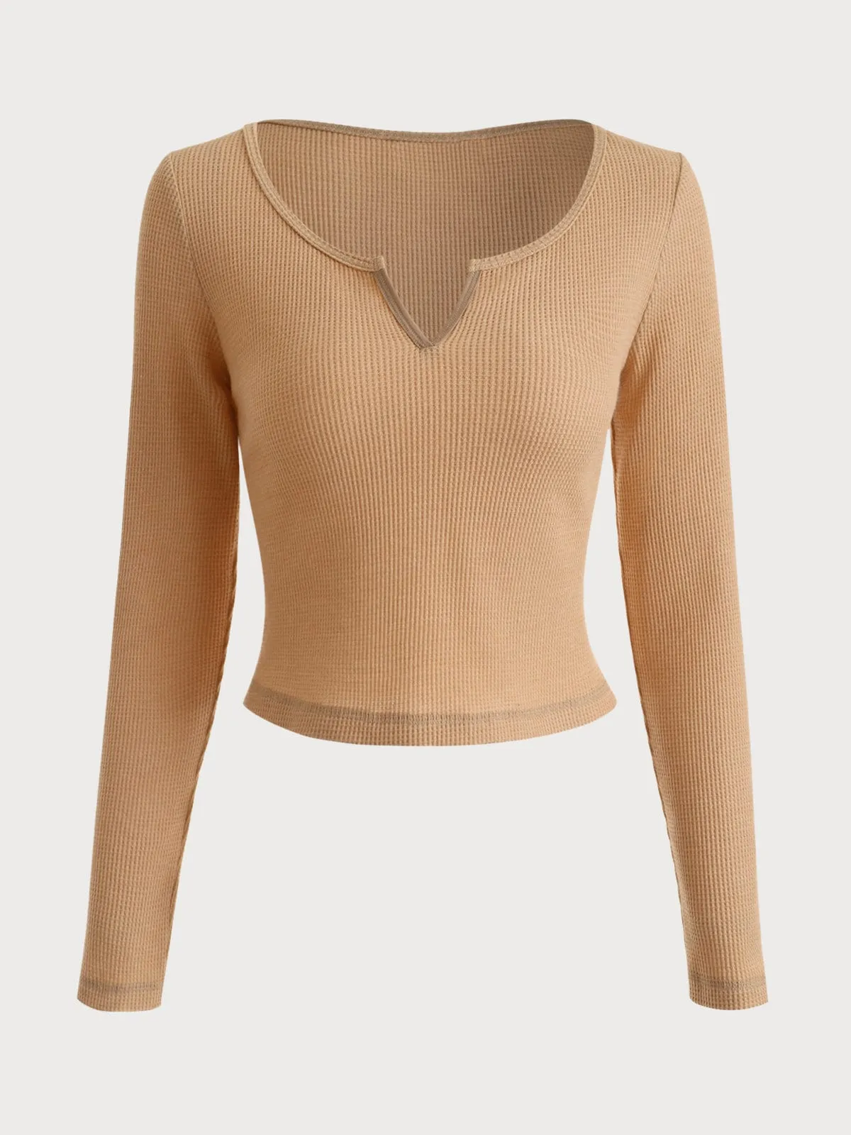 Textured Long Sleeve Tee sold by BERLOOK product image thumbnail 5