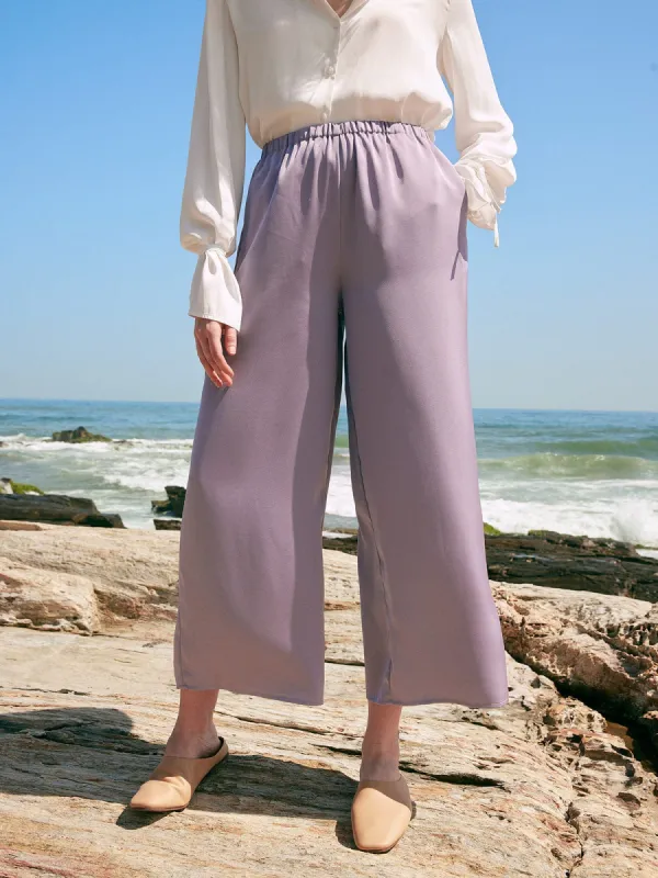 Solid Pocket Wide Leg Pants sold by BERLOOK