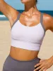 Grey Contrast Strap Sports Bra sold by BERLOOK
