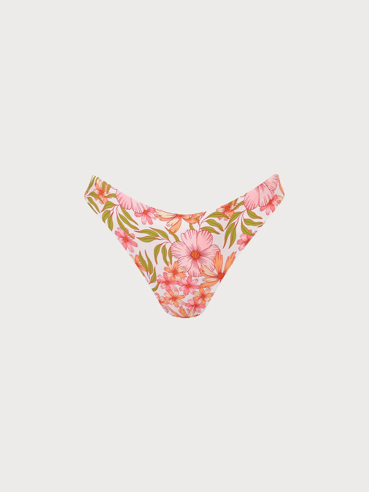 Pink Floral Reversible Bikini Bottom sold by BERLOOK product image thumbnail 4