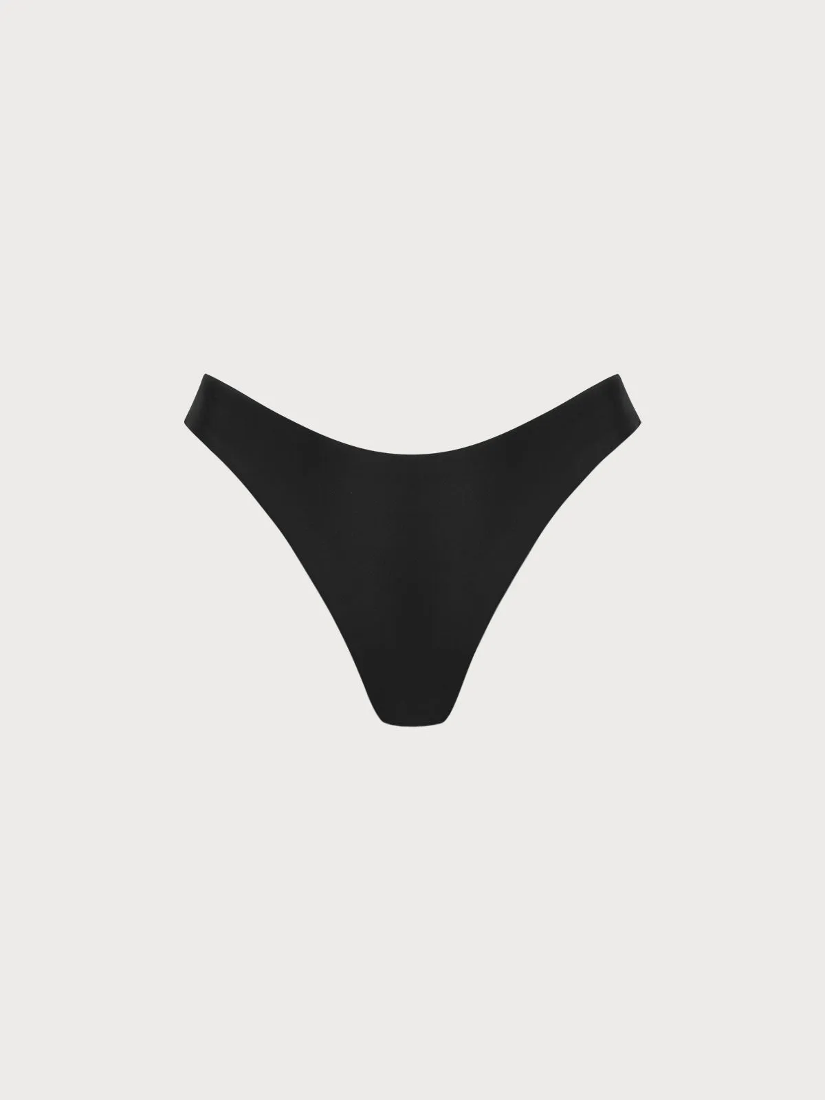 ECONYL® Black Solid Low Waisted Bikini Bottom sold by BERLOOK product image thumbnail 5
