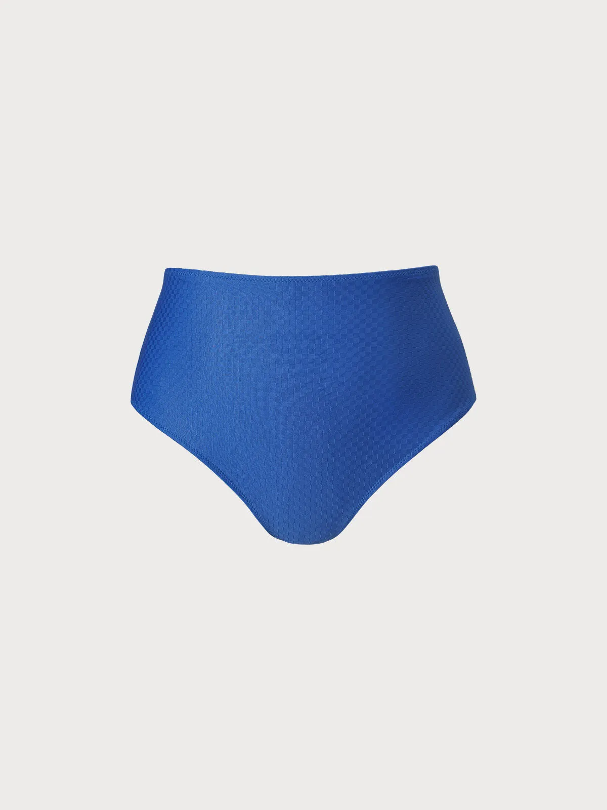 Blue Jacquard Plus Size Bikini Bottom sold by BERLOOK product image thumbnail 5