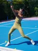 Light Green High Waisted Leggings 23” sold by BERLOOK