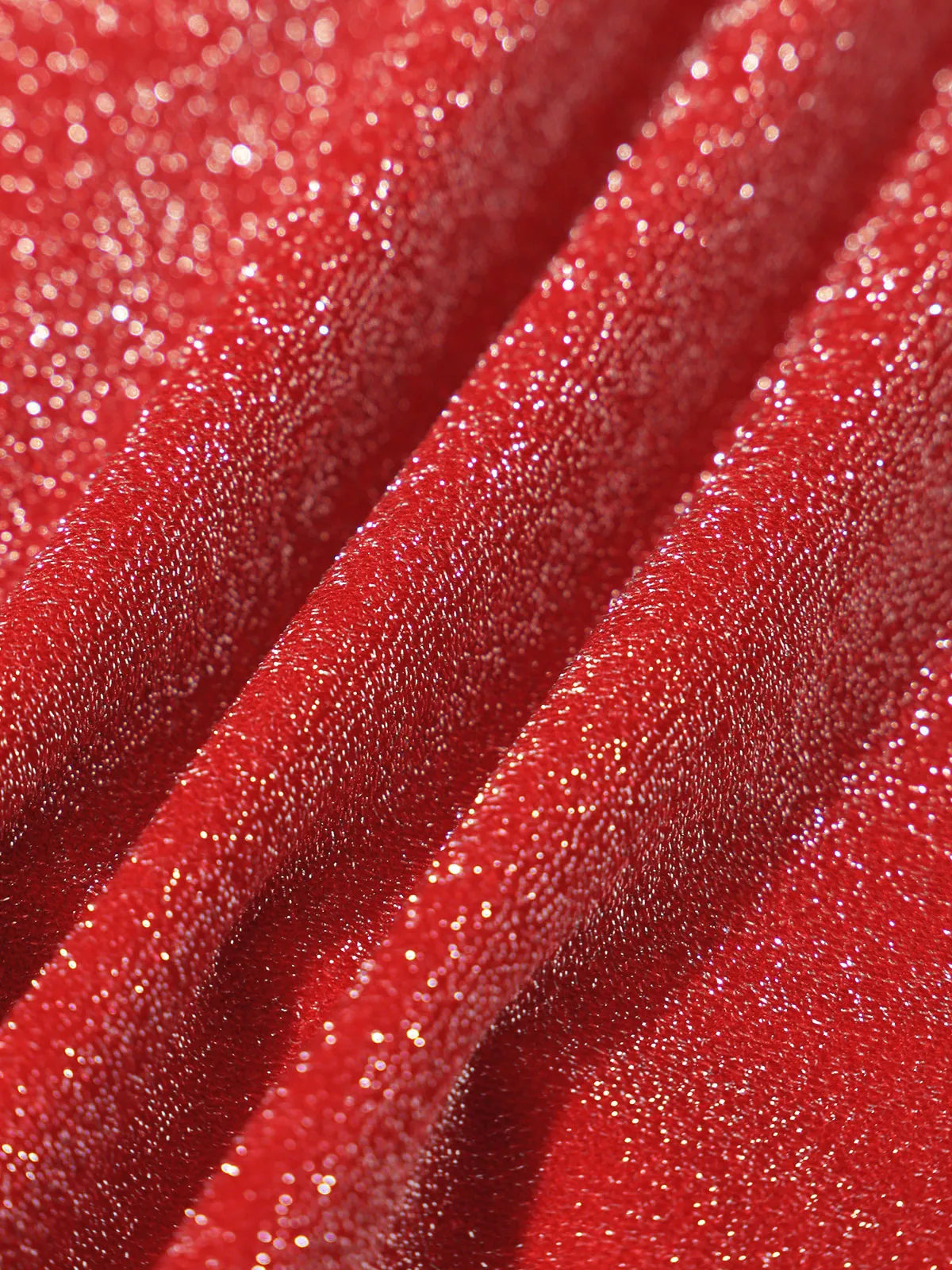 Red Lurex No Padding One-Piece Swimsuit sold by BERLOOK product image thumbnail 5