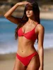 Red Solid Low Waisted Bikini Bottom sold by BERLOOK