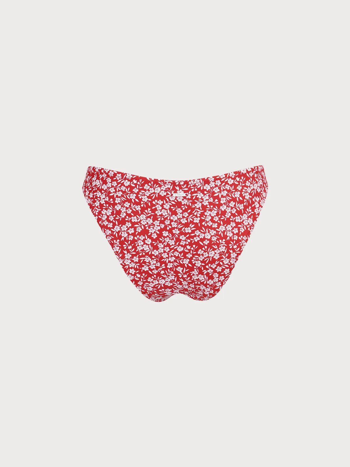 Red O-Ring Floral Bikini Bottom sold by BERLOOK product image thumbnail 4
