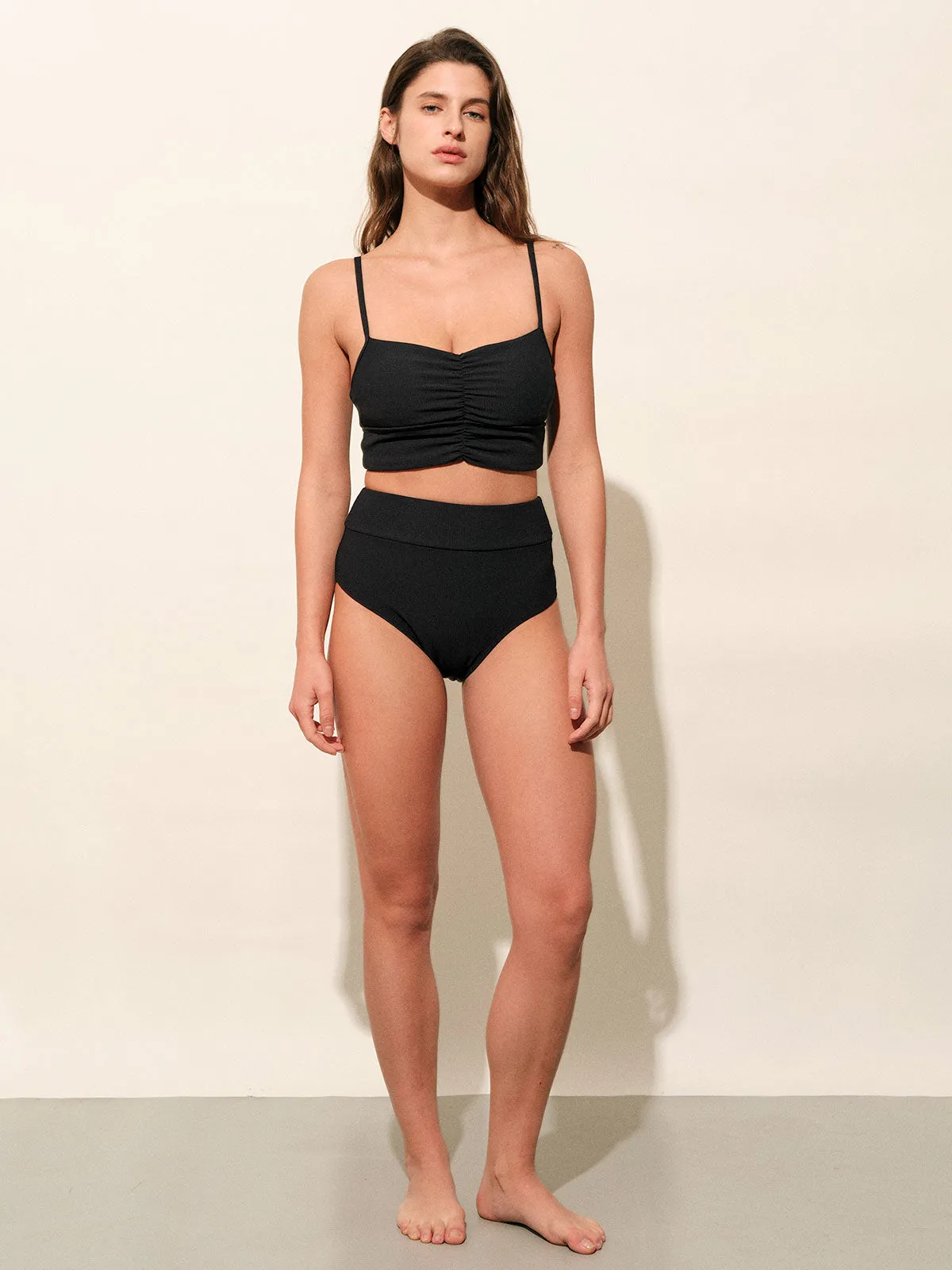 Black Criss Cross Bikini Top sold by BERLOOK product image thumbnail 4