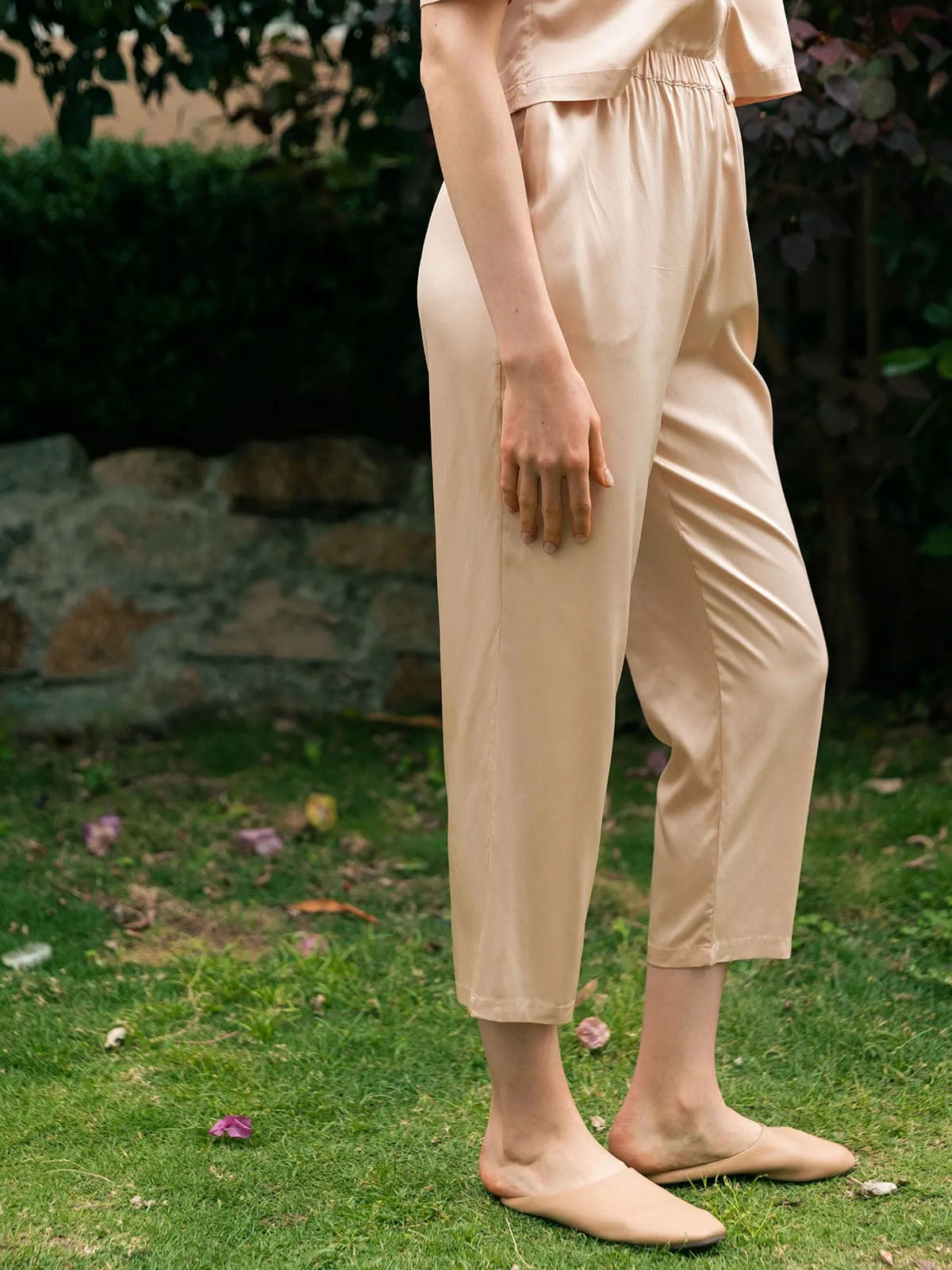 Solid Color Pocket Straight Pants sold by BERLOOK product image thumbnail 5