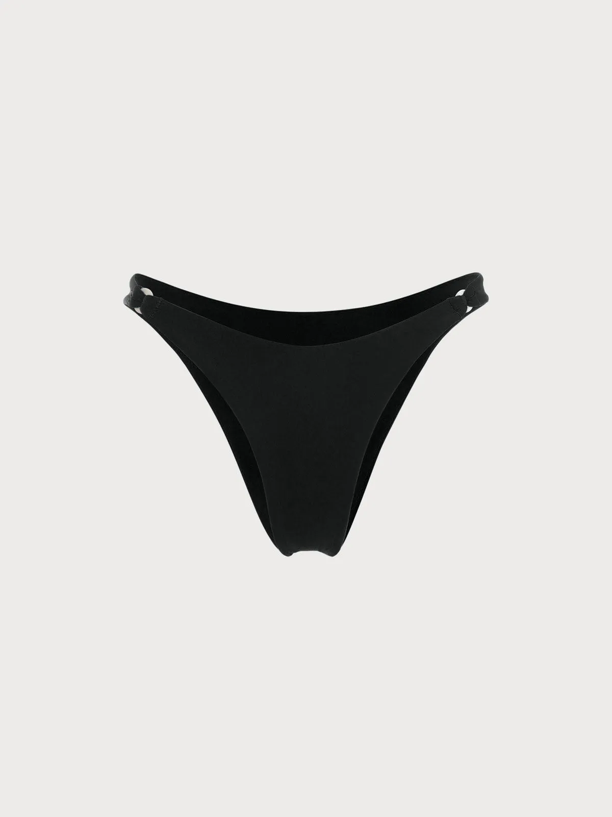 Black O-Ring High Cut Bikini Bottom sold by BERLOOK product image thumbnail 4