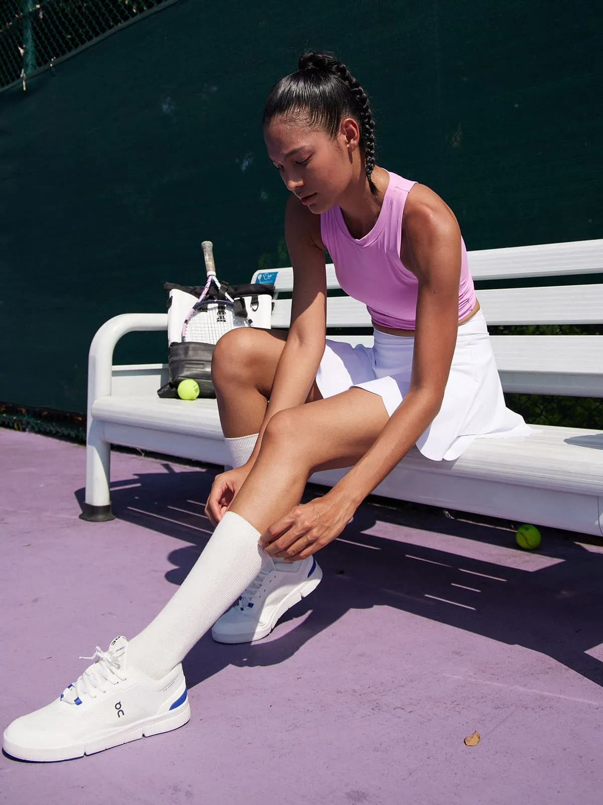 White Scallop Hem Skort sold by BERLOOK product image thumbnail 4