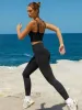 Black High Waisted Pocket Leggings 24″ sold by BERLOOK