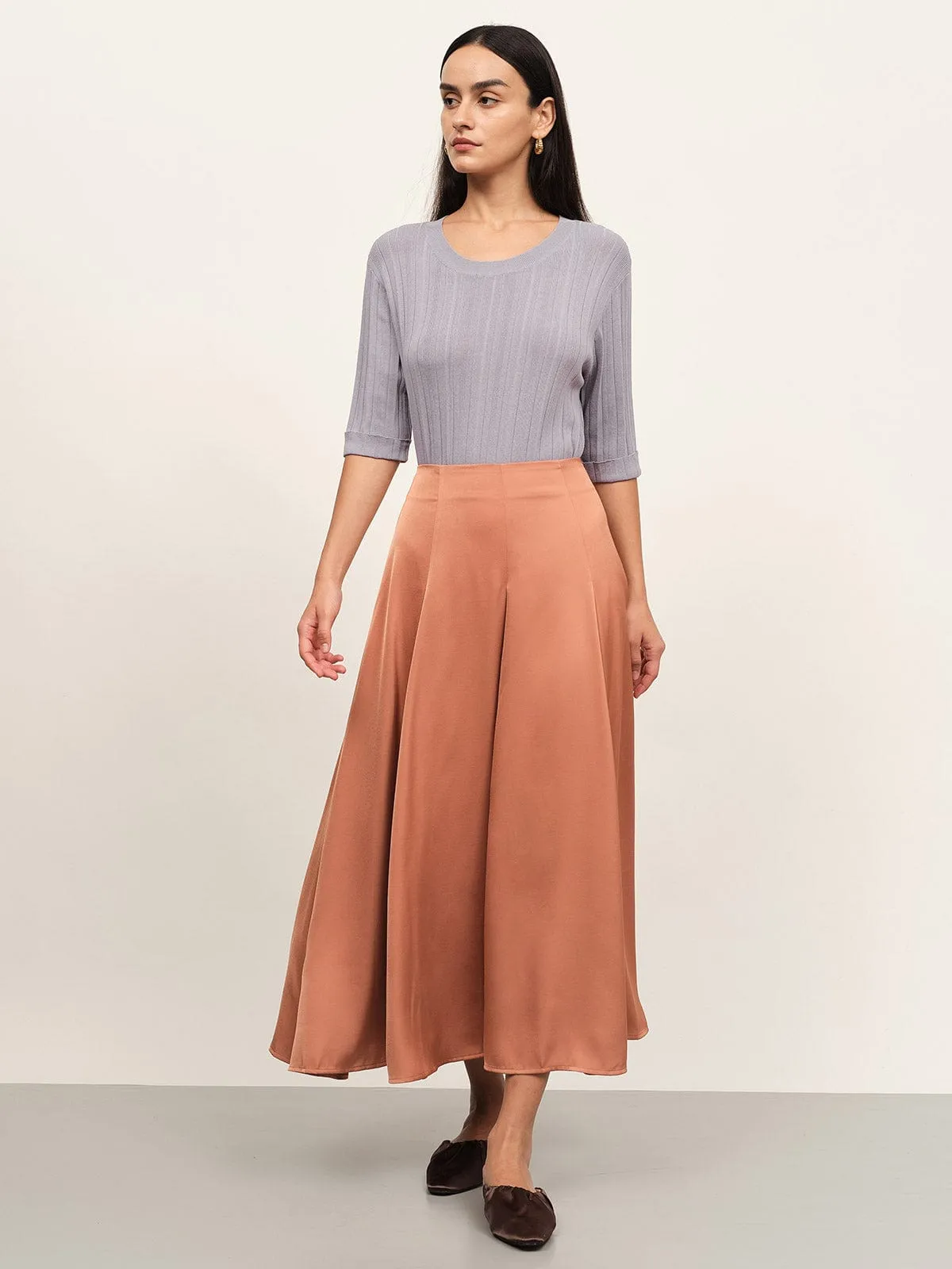 Ribbed Knit Tee sold by BERLOOK product image thumbnail 5