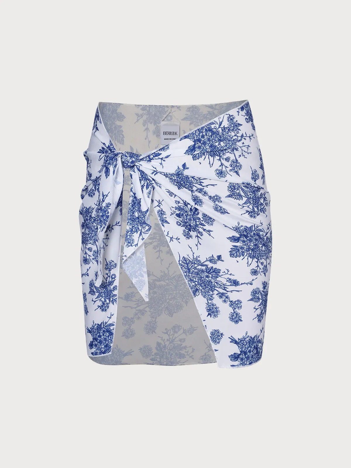Floral Plus Size Cover-Up Skirt sold by BERLOOK product image thumbnail 5