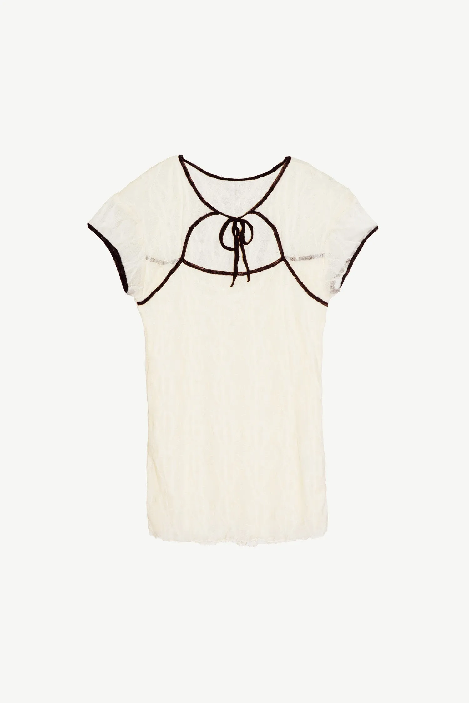 Mariposa Lace Bow Tee sold by FIND ME NOW product image thumbnail 3