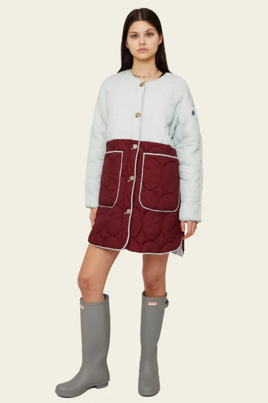 Paige Long Quilted Jacket sold by FIND ME NOW