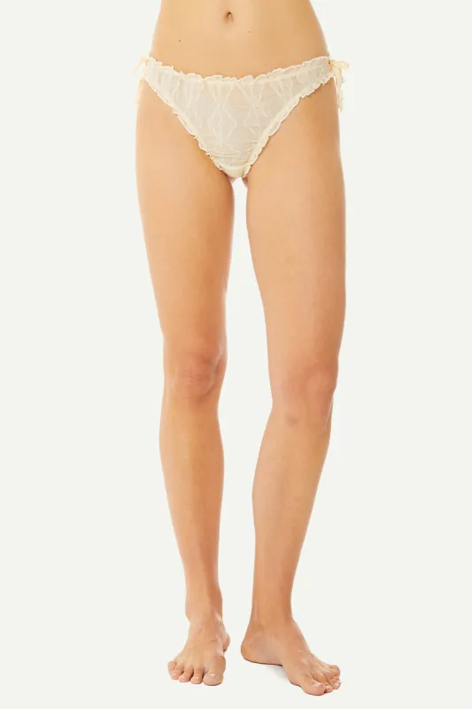 Mariposa Lace Bow Panty sold by FIND ME NOW