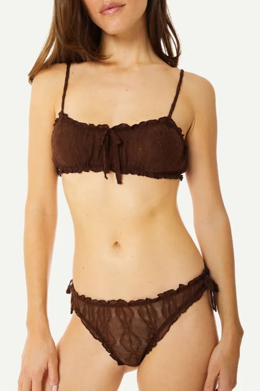 Mariposa Lace Bow Bralette sold by FIND ME NOW