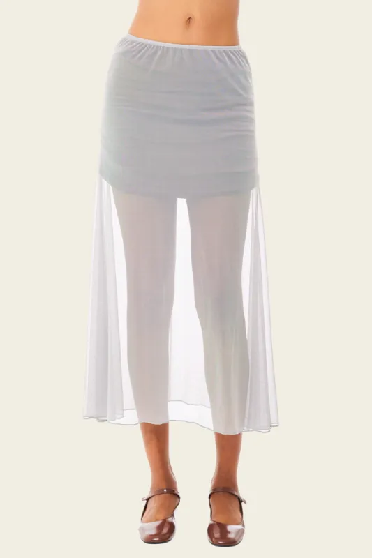 2-way Mesh Midi Skirt sold by FIND ME NOW
