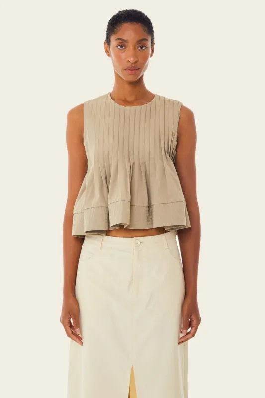 Soliel Pleated Tank sold by FIND ME NOW
