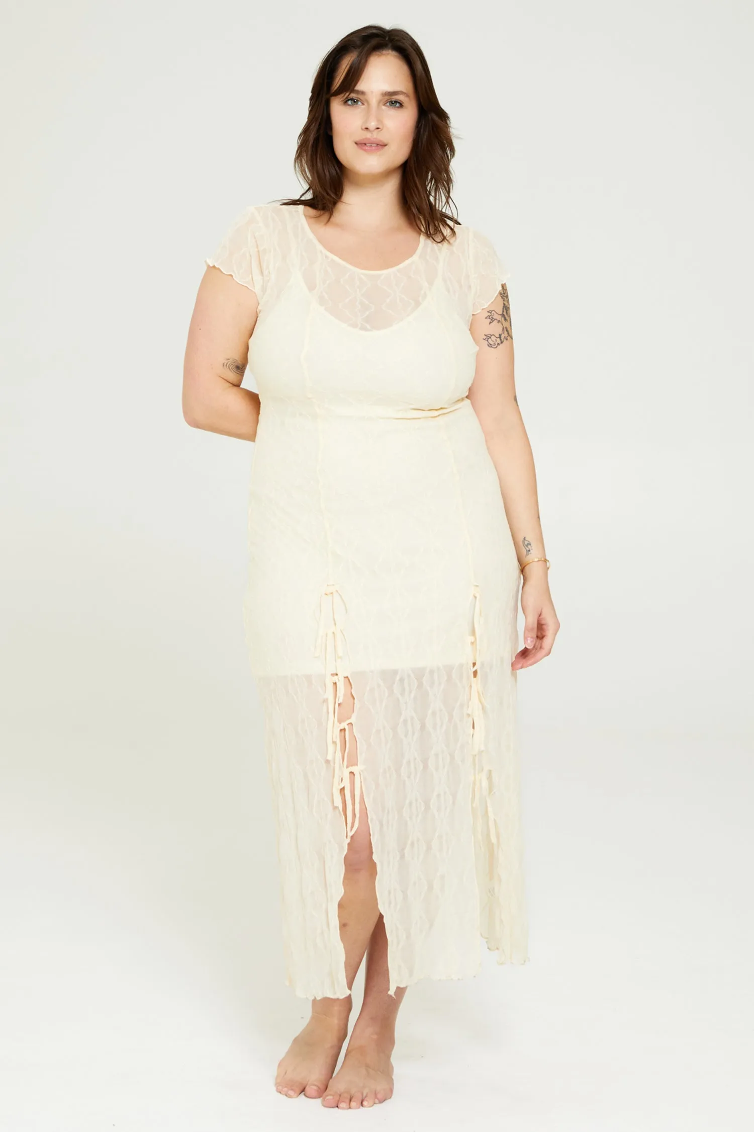 Mariposa Lace Midi Dress with Lining sold by FIND ME NOW product image thumbnail 5