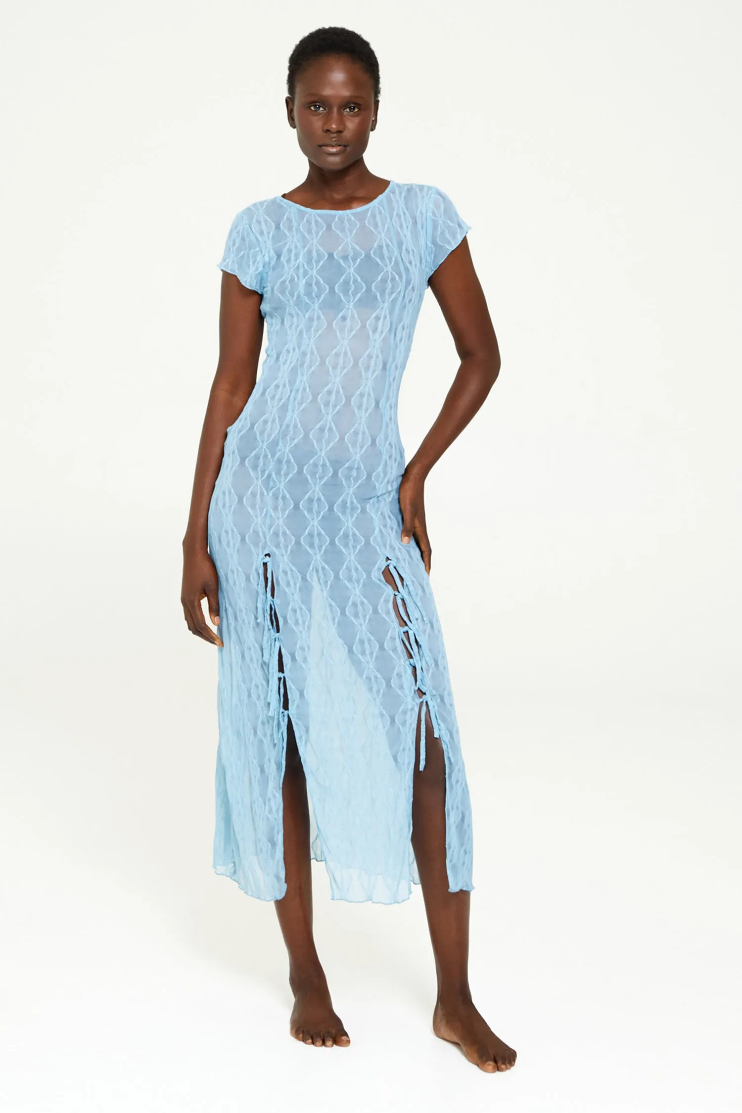 Mariposa Lace Midi Dress sold by FIND ME NOW