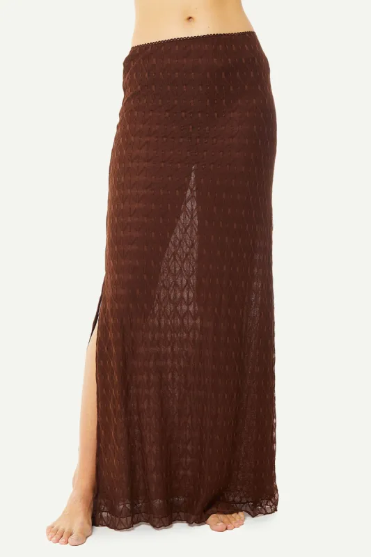 Geo Lace Midi Skirt sold by FIND ME NOW