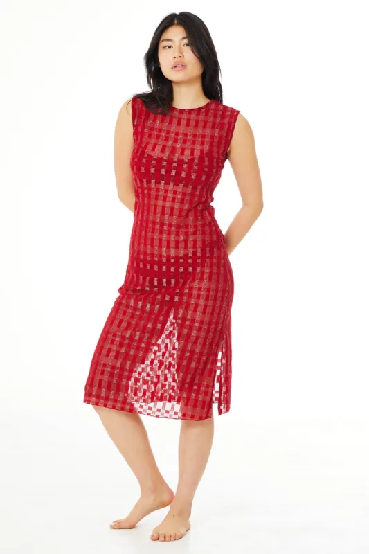 Kaleidoscope Mesh Midi Dress sold by FIND ME NOW