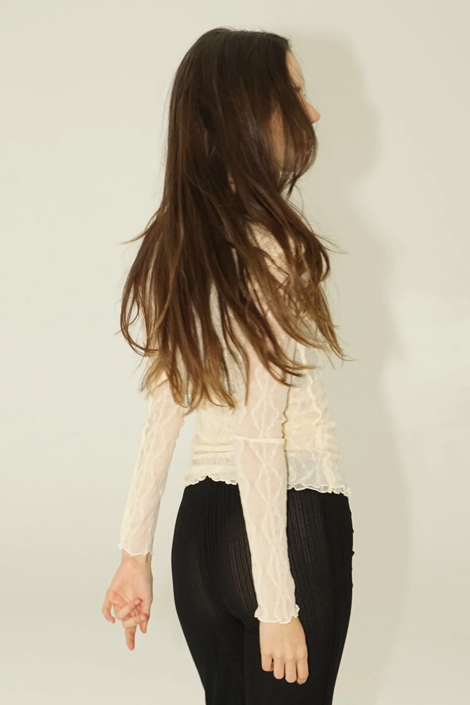 MARIPOSA LONG SLEEVE BOW TEE sold by FIND ME NOW product image thumbnail 4