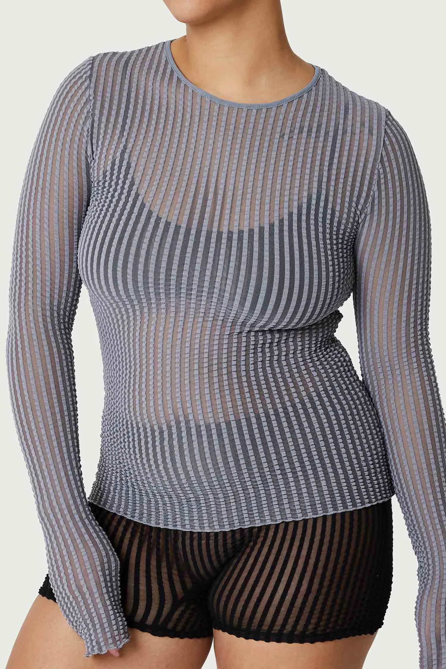 Addison Mesh Long Sleeve Top sold by FIND ME NOW product image thumbnail 3