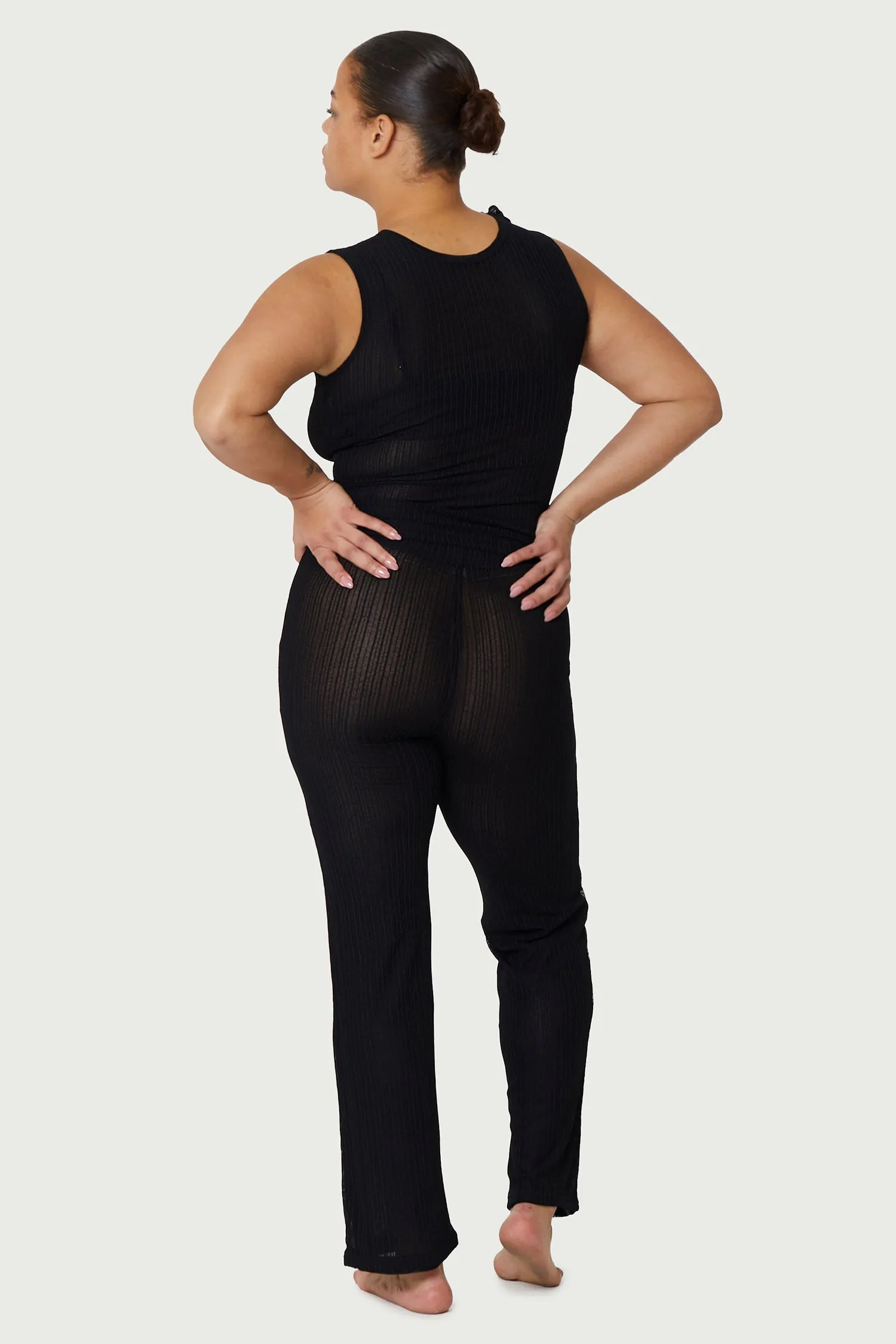 Ribbed Mesh Tie Tank sold by FIND ME NOW product image thumbnail 3