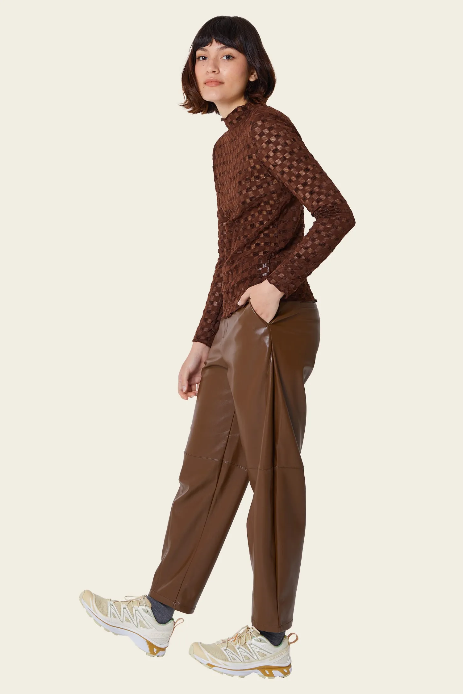 Harmony Checkered Mesh Top sold by FIND ME NOW product image thumbnail 4