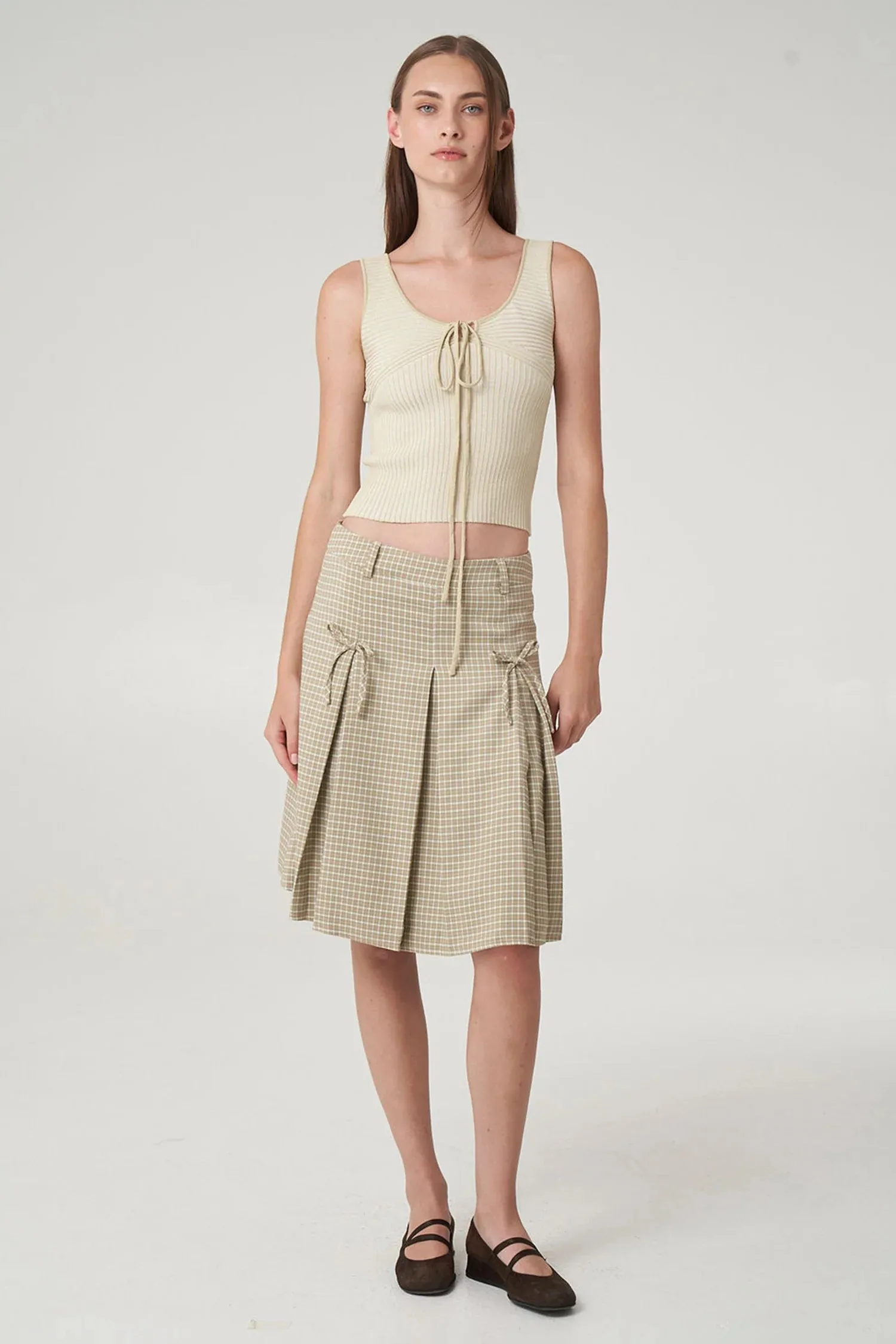 Acacia Knit Tie Tank Top sold by FIND ME NOW product image thumbnail 2