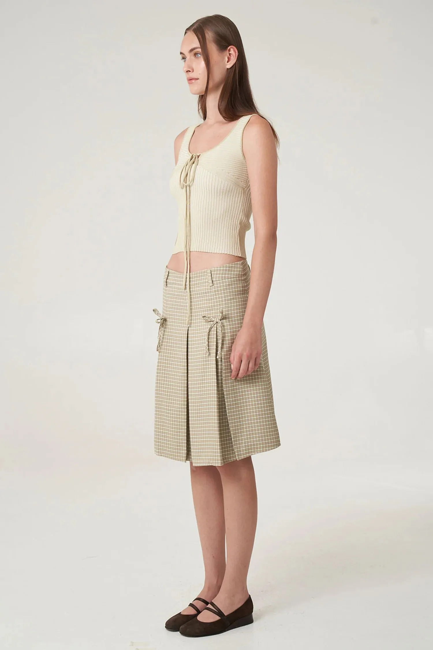 Acacia Knit Tie Tank Top sold by FIND ME NOW product image thumbnail 4