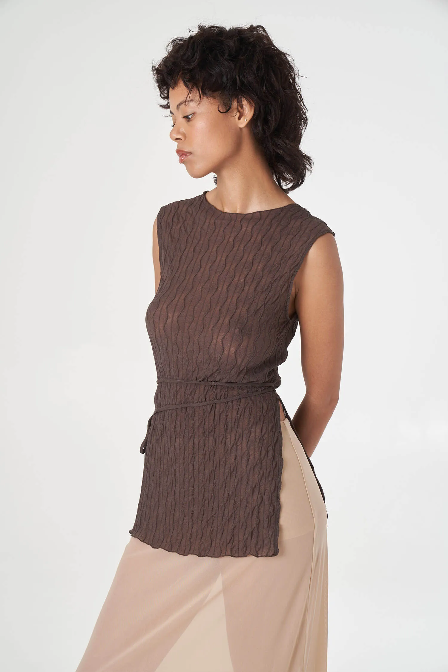 Ruched Ross Tunic sold by FIND ME NOW