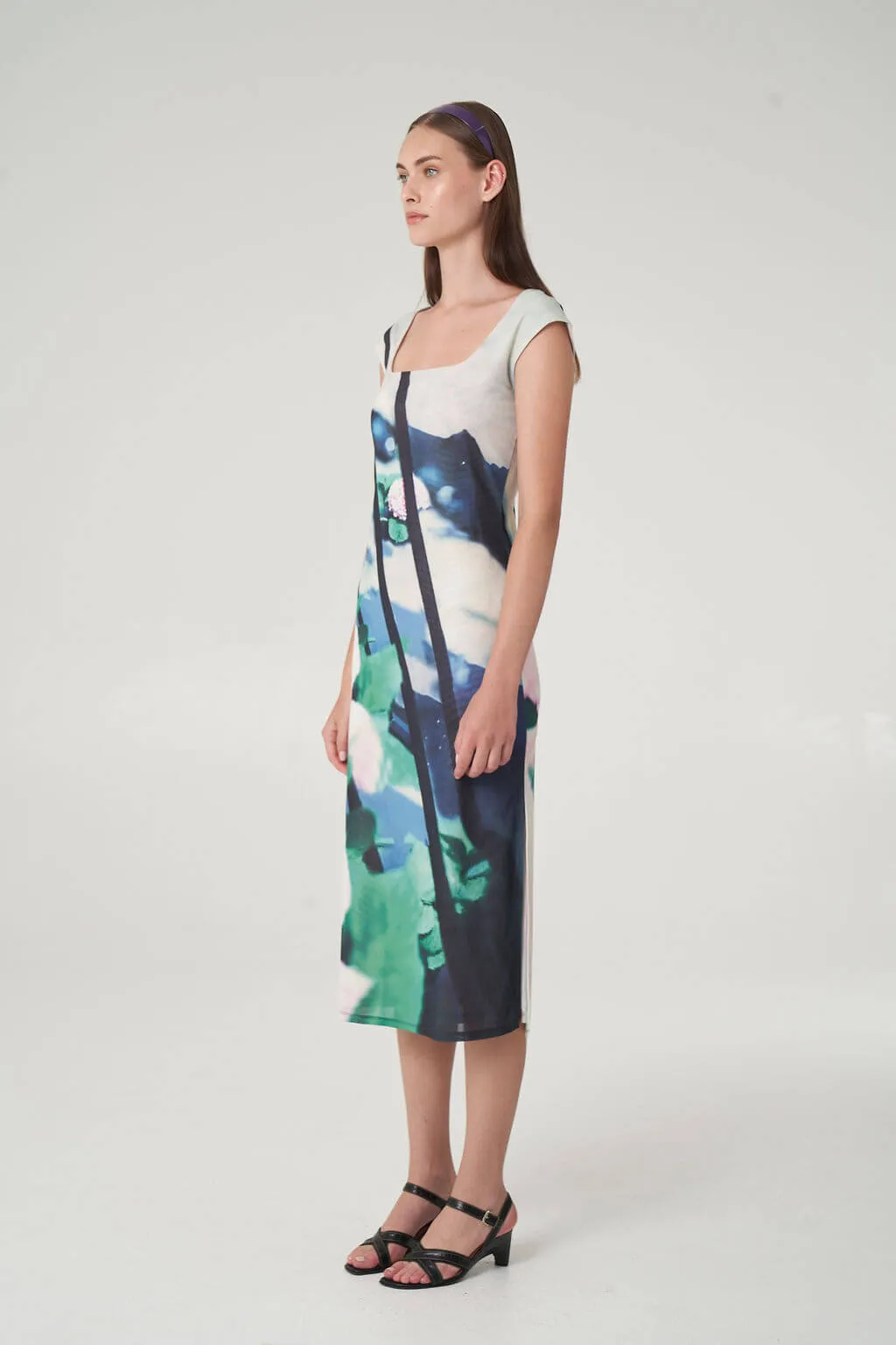 Paulie Sleeveless Midi Dress sold by FIND ME NOW product image thumbnail 3