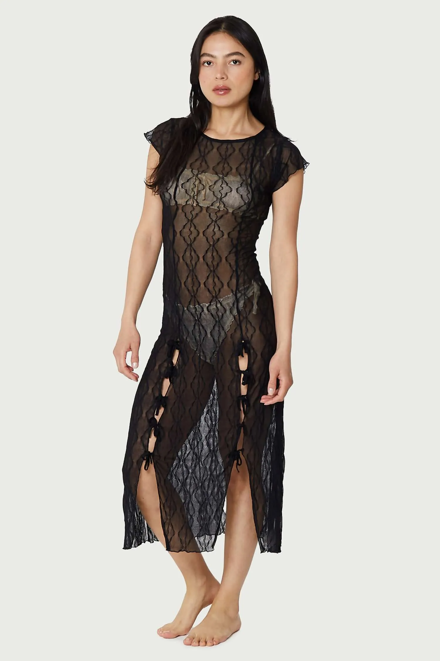 Mariposa Lace Midi Dress sold by FIND ME NOW