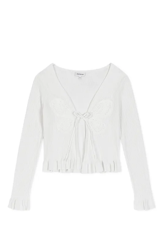 Borleta Sweater in White sold by FIND ME NOW