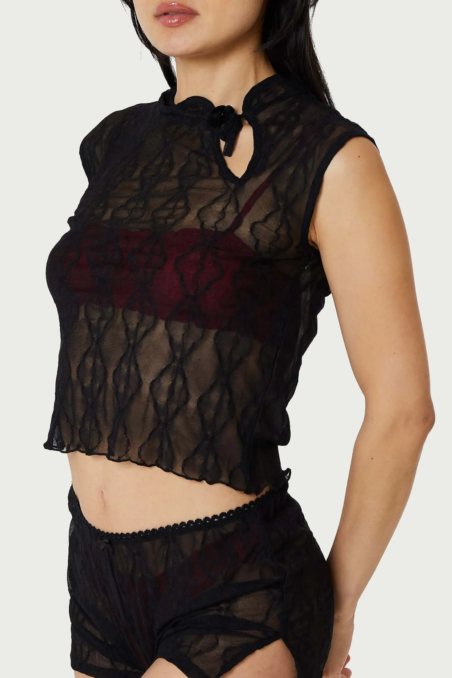 Mariposa Keyhole Tee sold by FIND ME NOW