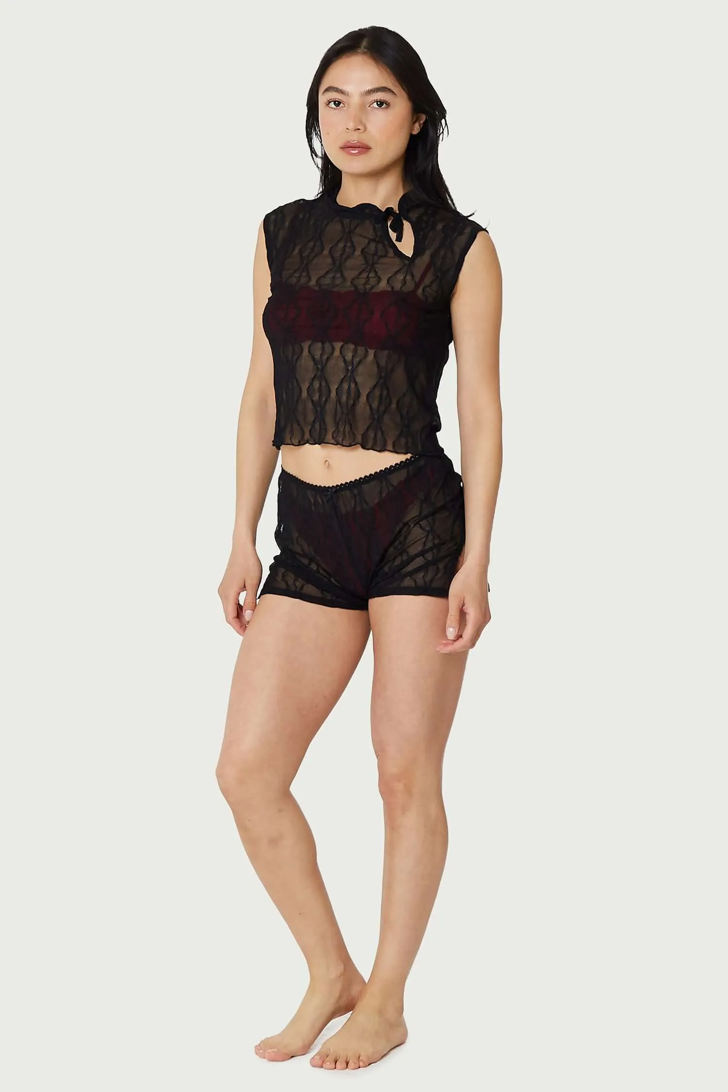 Mariposa Keyhole Tee sold by FIND ME NOW product image thumbnail 2